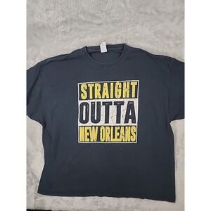 VINTAGE New Orleans Saints Shirt Men 3XL‎ Who Dat Nation NFL Football Super Bowl